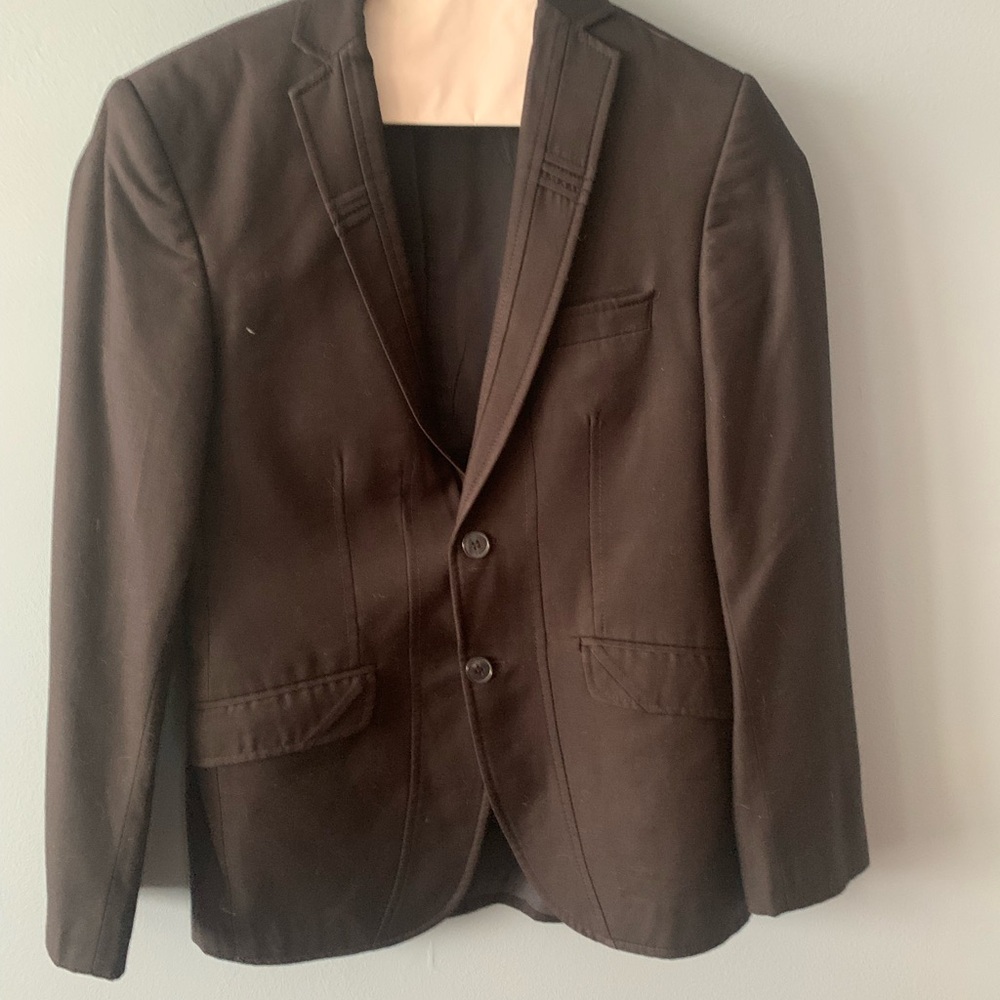 Men's Black Two-Button Blazer - Tailored Casual Sport Coat